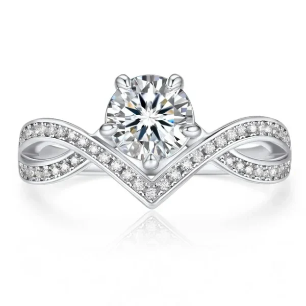 Promise® Unique Diamond Engagement Ring