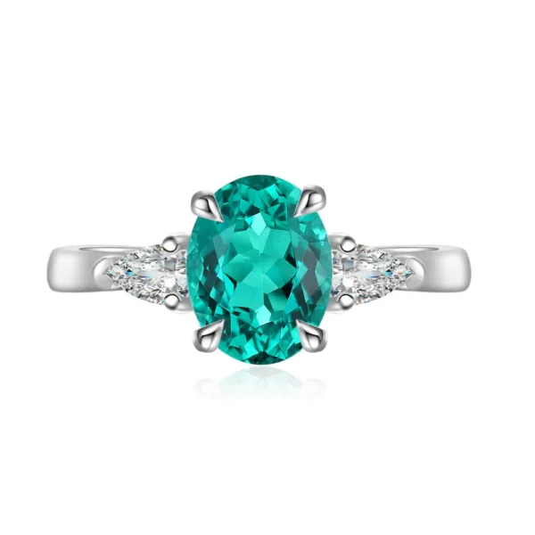 Promise® 1.42ct Emerald Three Stone Ring S925
