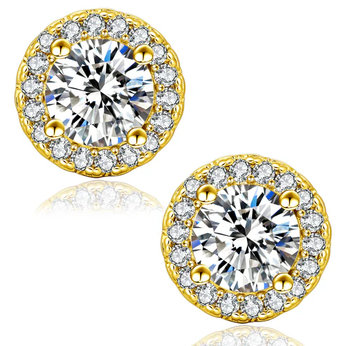 Promise® Excellent VVS1 Moissanite Diamond 1.0ct Stud Earrings