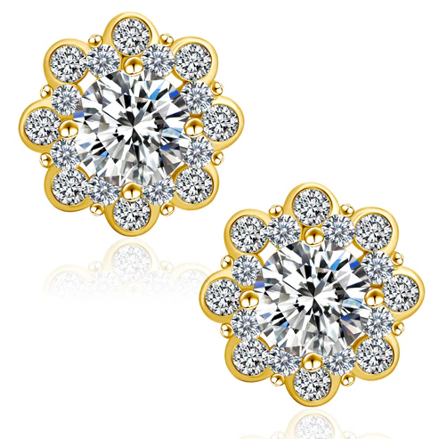 Promise® Excellent VVS1 Moissanite Diamond 0.5ct Stud Earrings