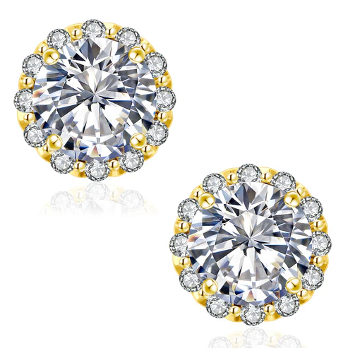 Promise® Excellent VVS1 Moissanite Diamond Stud Earrings