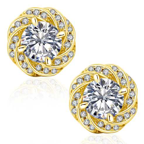 Promise® Excellent VVS1 Moissanite Diamond 0.5ct Stud Earrings