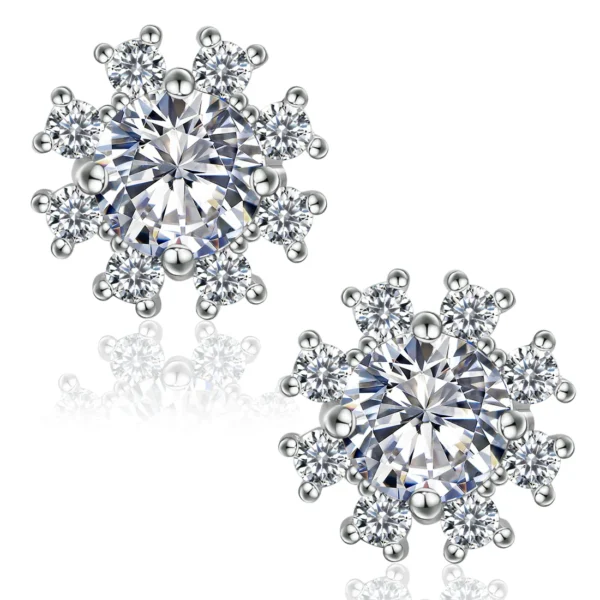 Promise® VVS1 Moissanite Stud Earrings 0.5ct